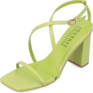 Journee Block Heel Sandals